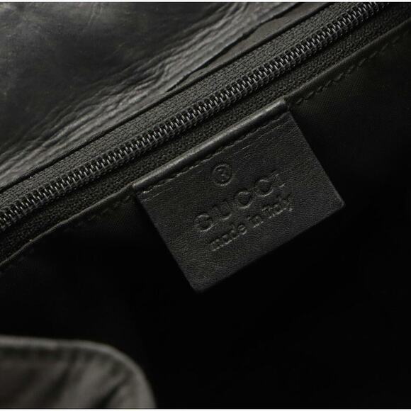 Gucci Piston Lock Backpack Purse in GG Nylon Canvas and Leather - Picture 6 of 9